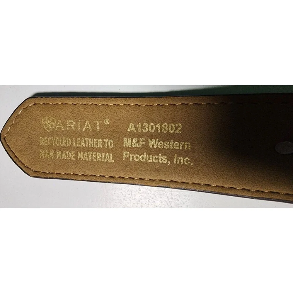 Ariat Scalloped Bling Concho Girls Belt Size 22